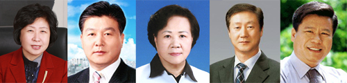 ▲ 좌측부터 윤순영, 송세달, 김화자, 임인환, 류규하