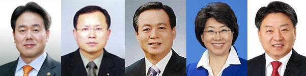 ▲ 좌측부터 이재술, 배광식, 장경훈, 이달희, 양명모