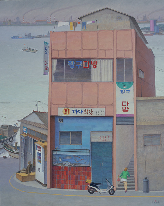 ▲ 이창연作 바다이야기 `동빈내항`