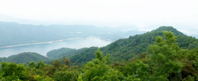 ▲ 구룡산 정상(373m)에 서면 눈 아래 대청호반이 펼쳐진다. 물은 산을 배경삼아야 하고, 산은 물이 있어야 조화를 이루거늘, 구룡산의 산수(山水)가 빼어남은 자연의 조화다.