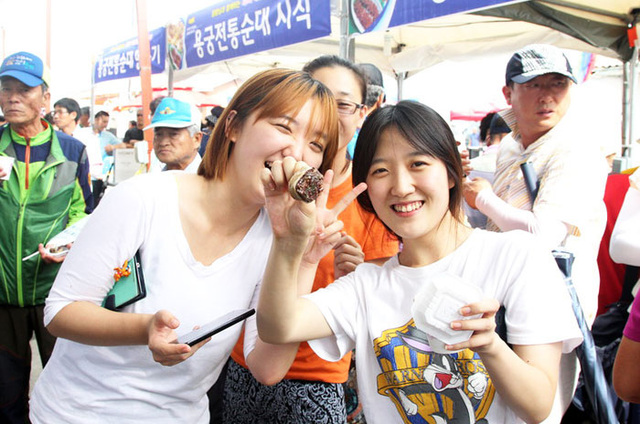▲ 제3회 예천용궁전통순대축제