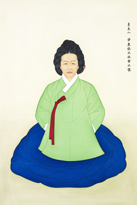▲ 장계향 표준영정.