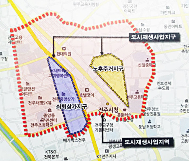 ▲ 전주 테스트베드 사업지역.