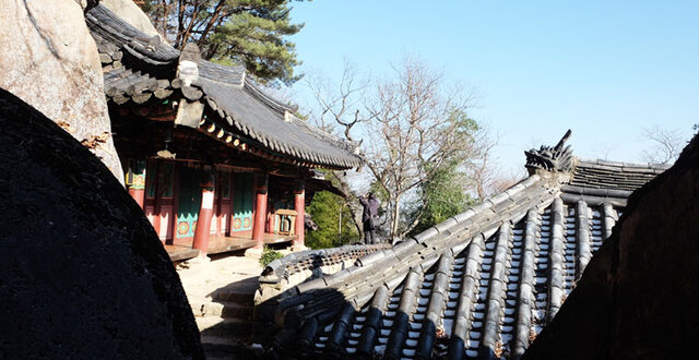 ▲ 영천 은해사 중암암