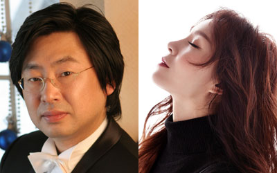 ▲ 지휘 이동신, 가수 왁스