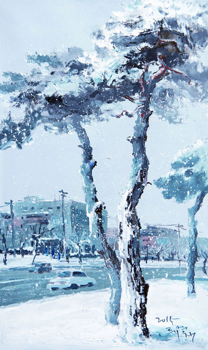 ▲ 류영재 作 `소나무 오광장`