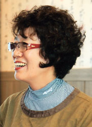 ▲ 흥해읍 `금정 민물장어` 가게 안주인 김홍희 여사.