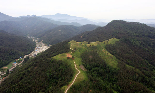 ▲ 지산동 대가야 고분군