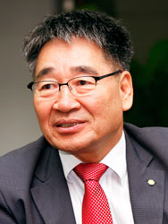 ▲ 이종인 한국원자력환경공단 이사장이 본지와 인터뷰를 하고 있다.
