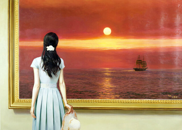 ▲ 홍철웅 作 `여인┛`