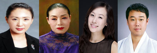 ▲ 김죽엽, 김덕숙, 엄선민, 정효선