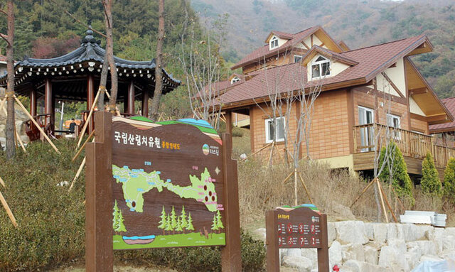 ▲ 자연을 통해 마음에 평안을 주는 산림치유원.