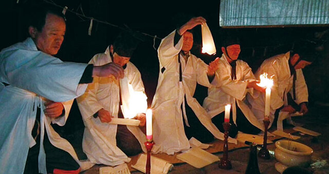 ▲ 두레골 성황제.
