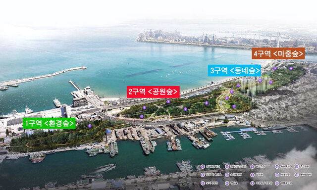 ▲ 송도솔밭 도시숲 조성사업 조감도