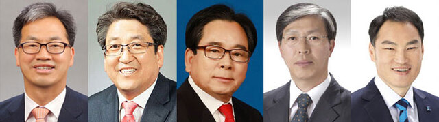 ▲ 오도창, 박홍열, 남천희, 윤철남, 김상선