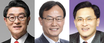 ▲ 장욱현, 박남서, 박성만