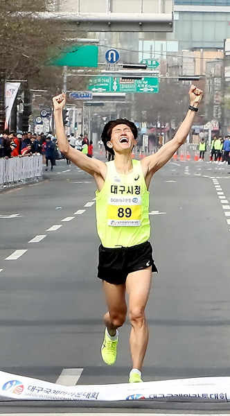 ▲ 국내 엘리트 남자 부문1위 대구시청 김기연. <br /><br />/대구시 제공