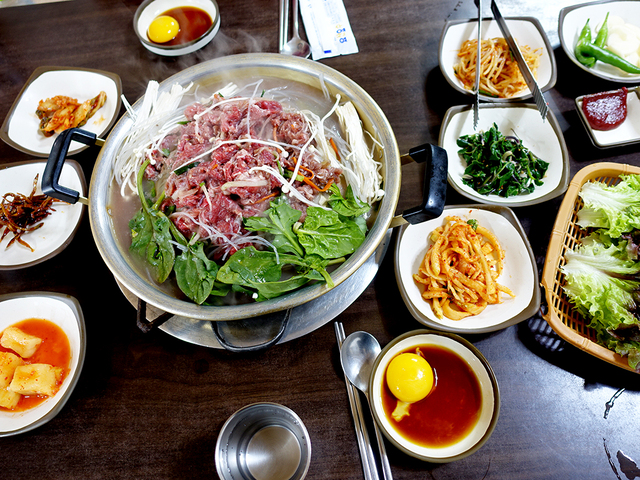경북 영덕의 ‘아성식당’ 불고기.