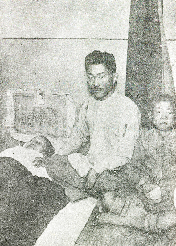 남자현 지사 순국 직전 모습.