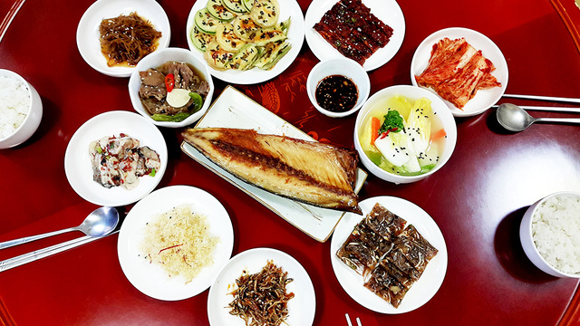 안동 서후면 경당종택의 아침 밥상