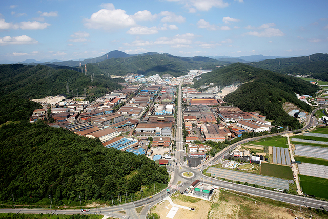 지역경제 발전의 원동력 중 하나인 고령산업단지.