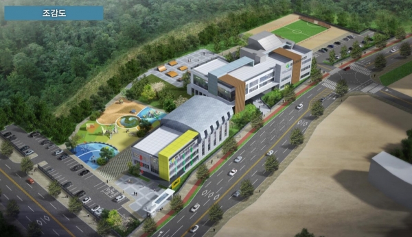 경산시가 2023년까지 조성할 복합문화센터 조감도.