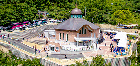 경주 진목정성지 순교자 기념성당.