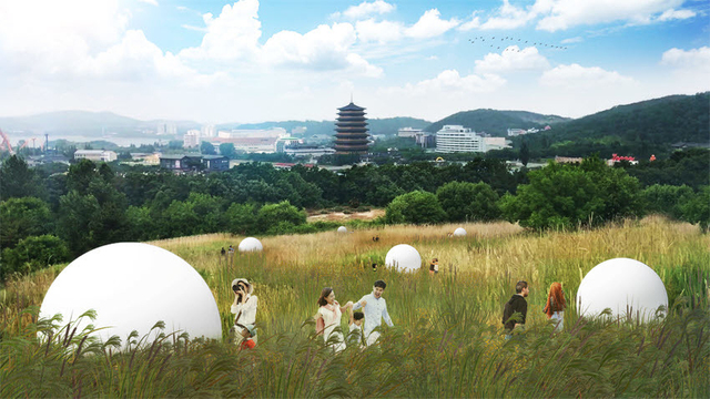 전국 최초 맨발둘레길인 ‘비움명상길’ 풍경 예상도.