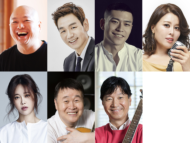 예술감독 임동창, 배우 김태우, 피아니스트 지용, 뮤지컬배우 홍지민, 가수 백지영, 가수 송창식, 가수 김세환