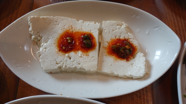‘청솔식당’의 두부.