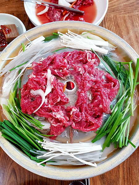 ‘이가네 옛날불고기’의 옛날 한우불고기.