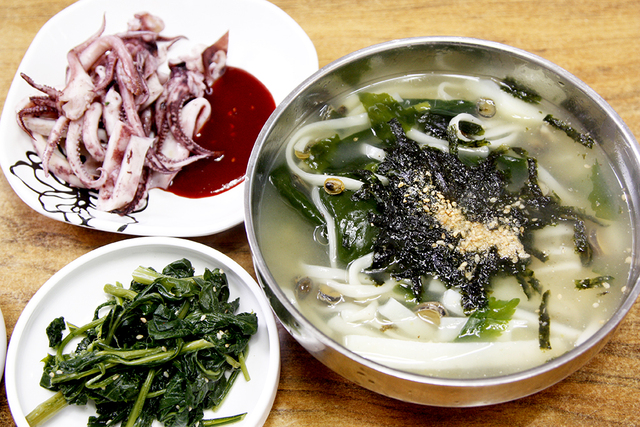 따개비칼국수