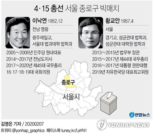 자유한국당 황교안 대표가 7일 오후 서울 영등포 한국당 중앙당사에서 기자회견을 열고 4·15 총선에서 '대한민국 정치 1번지'인 서울 종로 출마를 선언했다.