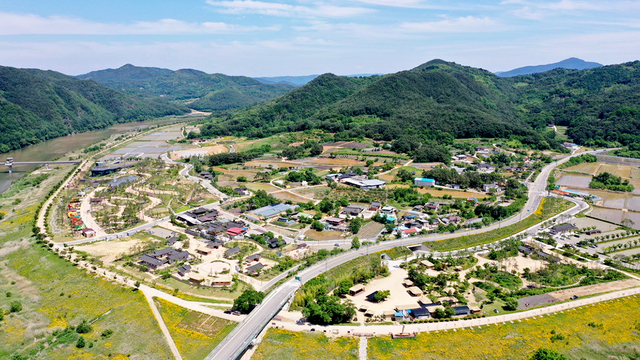 예천삼강문화단지 전경.