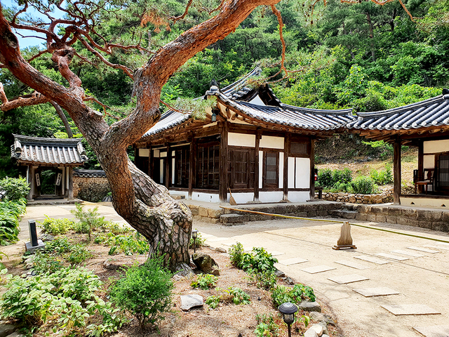 서애 유성룡이 징비록을 집필한 옥련정사.