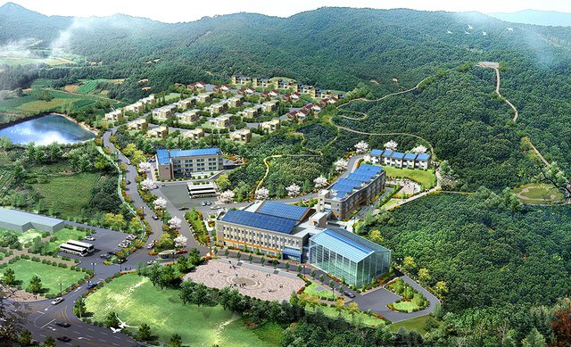 국립청소년산림센터 조감도.