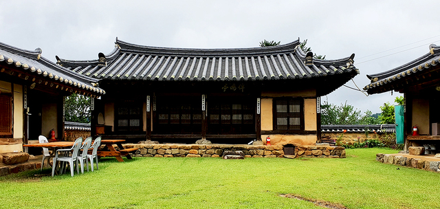 반구정 정자.