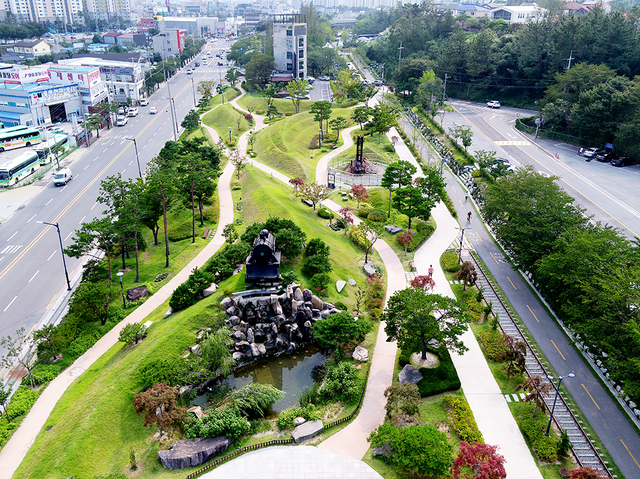 철길숲 전경