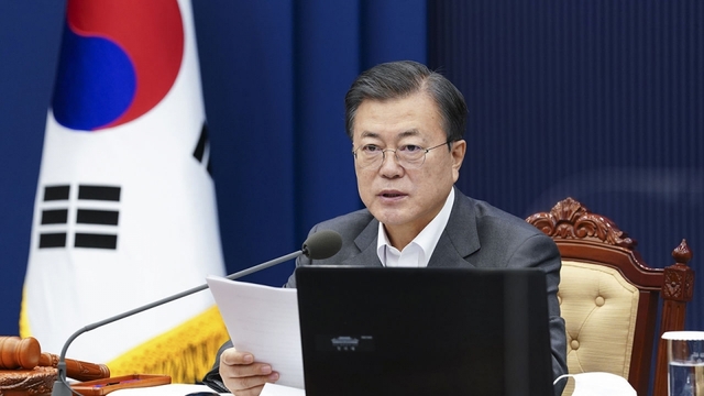 문재인 대통령.