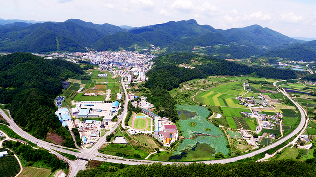영양읍 전경.