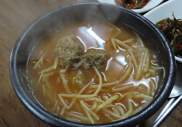 구룡포 꽁치 다대기국.