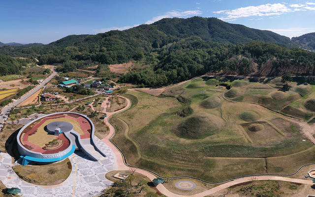 성산동 고분군 전시관.