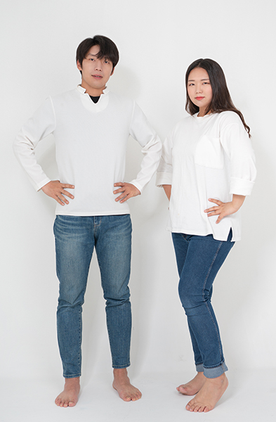 단듸랩 스튜디오의 남매 허진희(오른쪽)·허진수 씨.