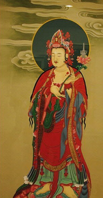 류대창 명리연구자의 불화 작품.