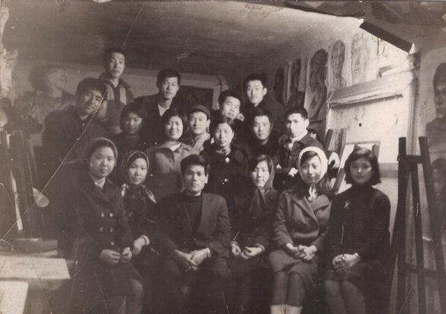 제자들과(1970년대).
