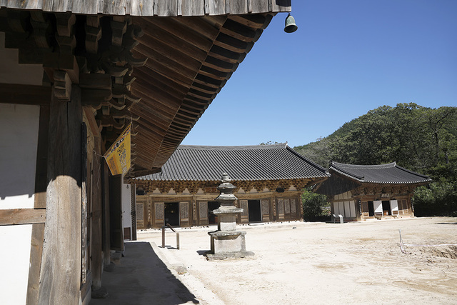 기림사 경내.