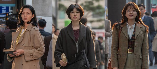 여성들의 연대와 우정을 보여주는 ‘삼진그룹 영어토익반’의 주연배우들. /영화 홈페이지