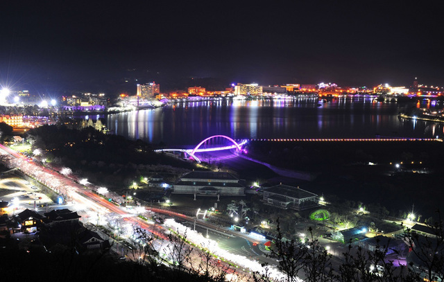 보문단지 야경