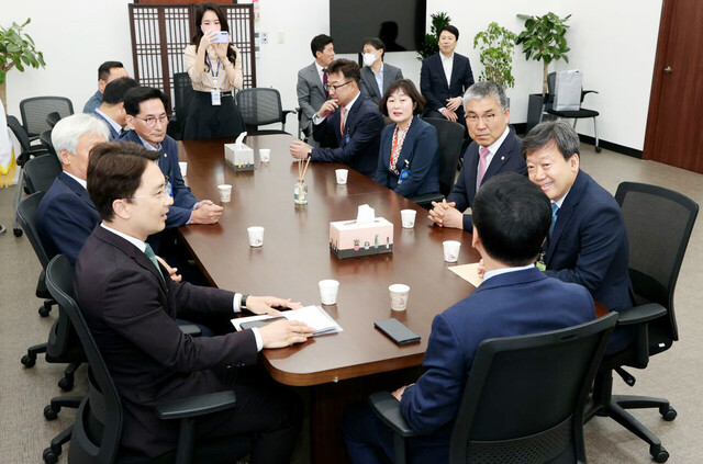 김기현 국민의 힘 당 대표 면담