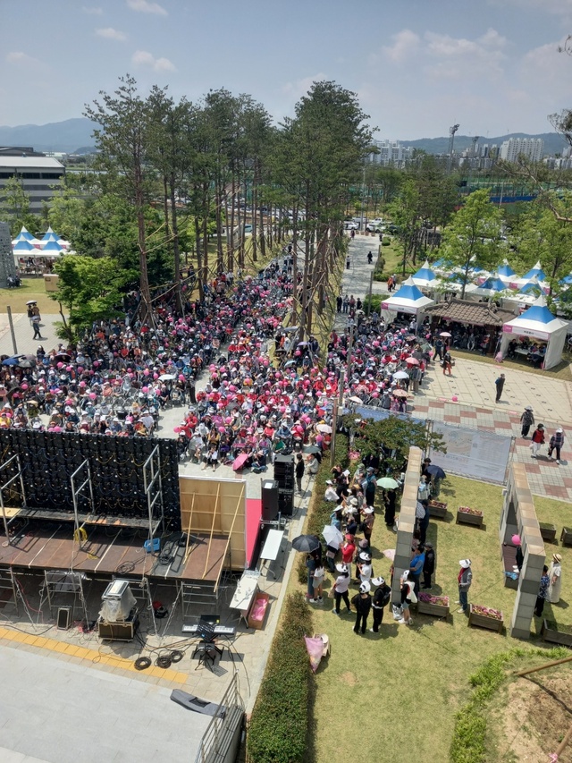 공연장 모습. /독자제공
